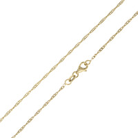 Gelbgold-Singapurkette - 1,77 g - 45 cm
