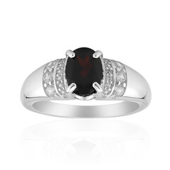 Granat-Silberring