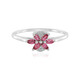Brasilianischer Pinkfarbener Turmalin-Silberring