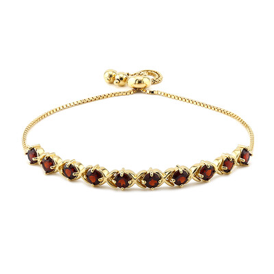 Granat-Silberarmband