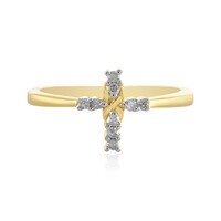 I2 (I) Diamant-Silberring