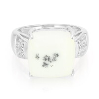 Dendriten-Achat-Silberring