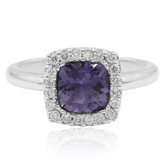 Blaubeer-Quarz-Goldring
