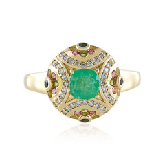 Sambia-Smaragd-Goldring (de Melo)