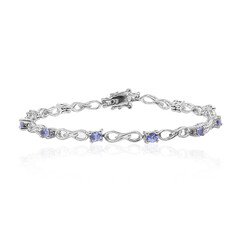 Tansanit-Silberarmband