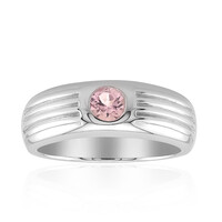 Brasilianischer Pinkfarbener Turmalin-Silberring (Pallanova)