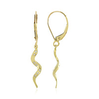 Lupenreiner (F) Brillant-Goldohrringe (LUCENT DIAMONDS)