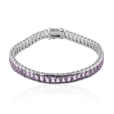 Bolivianischer Amethyst-Silberarmband