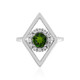 Russischer Diopsid-Silberring
