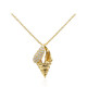 SI2 (H) Brillant-Goldhalskette (Smithsonian)