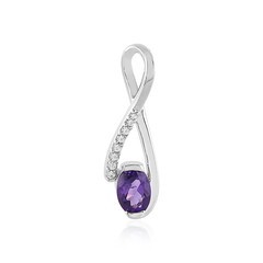 Sibirischer Amethyst-Silberanhänger