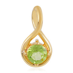Peridot-Silberanhänger