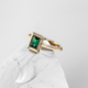 Golconda-Turmalin-Goldring (CUSTODANA)