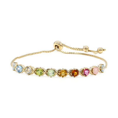 Edelstein-Silberarmband