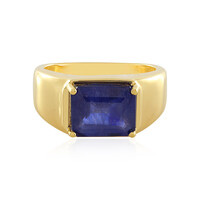 Blauer Madagaskar-Saphir-Silberring