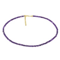 Amethyst-Silberhalskette