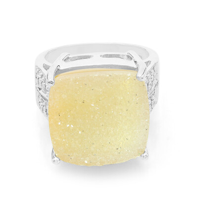 Glitzer-Achat-Silberring