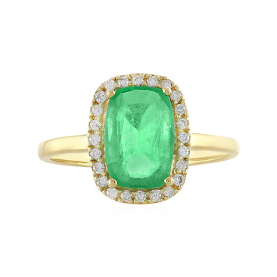 Äthiopischer Smaragd-Goldring (AMAYANI)