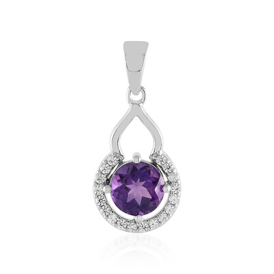 Sibirischer Amethyst-Silberanhänger