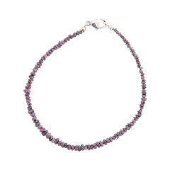 Purpur-Diamant-Silberarmband (CUSTODANA)