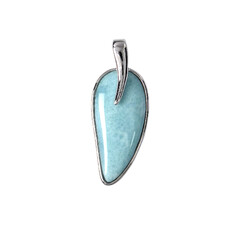 Larimar-Silberanhänger