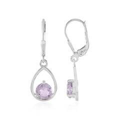 Lavendel-Amethyst-Silberohrringe