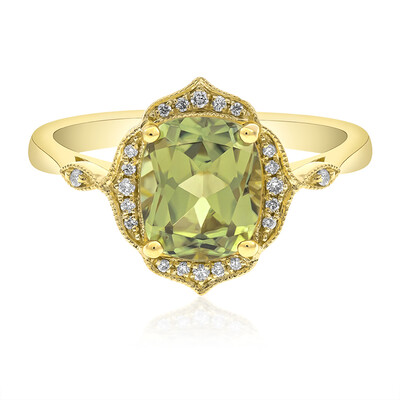 Farbwechsel-Diaspor-Goldring (CIRARI)