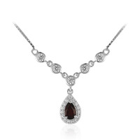 Granat-Silbercollier