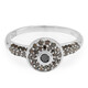 Fancy-Diamant-Silberring