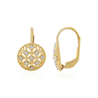 I2 (J) Diamant-Silberohrringe