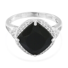 Onyx-Silberring