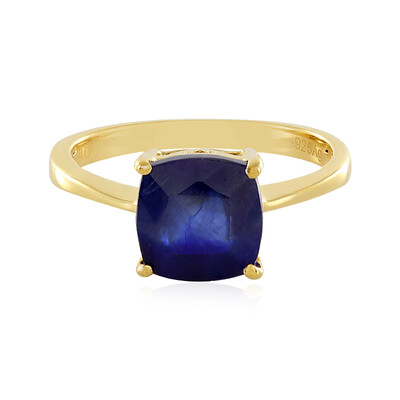 Blauer Madagaskar-Saphir-Silberring