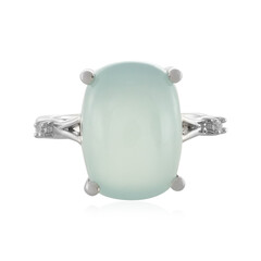 Aqua-Chalzedon-Silberring