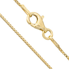 925er Silber-Veneziakette - 70 cm - 3,1 g - vergoldet