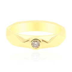 SI2 Champagner-Diamant-Goldring (de Melo)