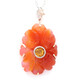 Roter Achat-Silberhalskette (Gems en Vogue)