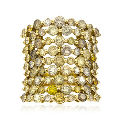 SI2 Fancy-Diamant-Goldring (CIRARI)