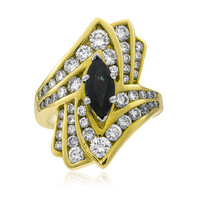 Ceylon-Saphir-Goldring (CIRARI)