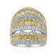 Gelber SI2 Brillant-Goldring (CIRARI)