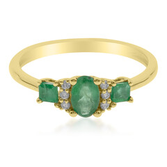 AAA-Sambia-Smaragd-Goldring