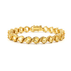 Citrin-Silberarmband