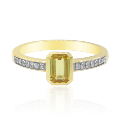 Ban Ka Cha-Gelber Saphir-Goldring
