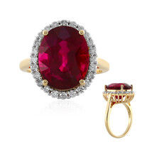 AAA-Brasilianischer Rubellit-Goldring (AMAYANI)