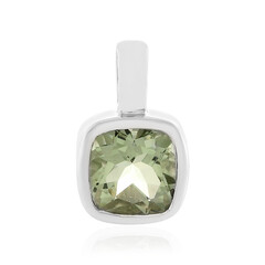 Grüner Amethyst-Silberanhänger