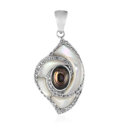 Abalone-Muschel-Silberanhänger (Art of Nature)