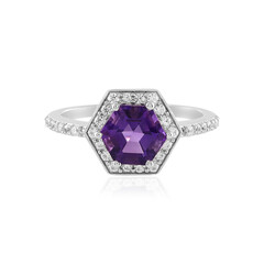 Sibirischer Amethyst-Silberring