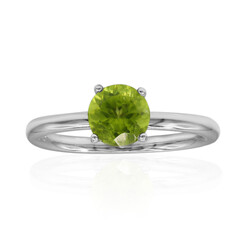Burmesischer Peridot-Silberring