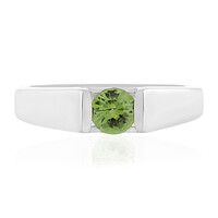 Russischer Demantoid-Silberring