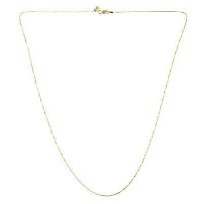 Silber-Veneziakette - 61 cm - 2,7 g - vergoldet