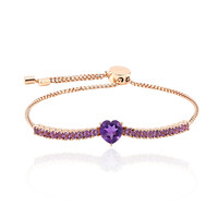 Amethyst-Silberarmband